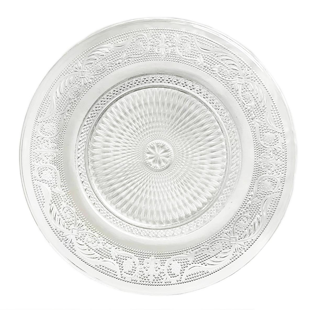 Tányér Samanta - átlátszó, Basics, Üveg (20/1,5cm) - James Wood