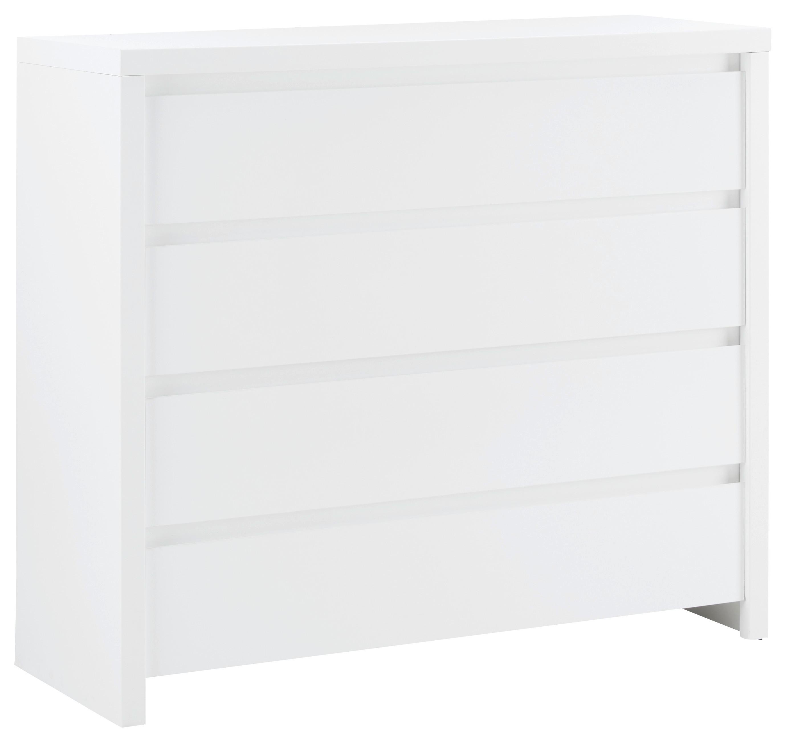 KOMODA LARIOS B -EXKLUSIV- - čierna/biela, Modern, kompozitné drevo/plast (105/91/40cm) - Mömax
