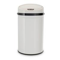 ODPADKOVÝ KOŠ EW-AE-0260-1 - bílá/černá, Basics, kov/plast (31/31/61,5cm) - Echtwerk