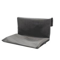 Haustierkissen Bello Grau L: 47 cm - Grau, Textil/Metall (47/30/30cm)