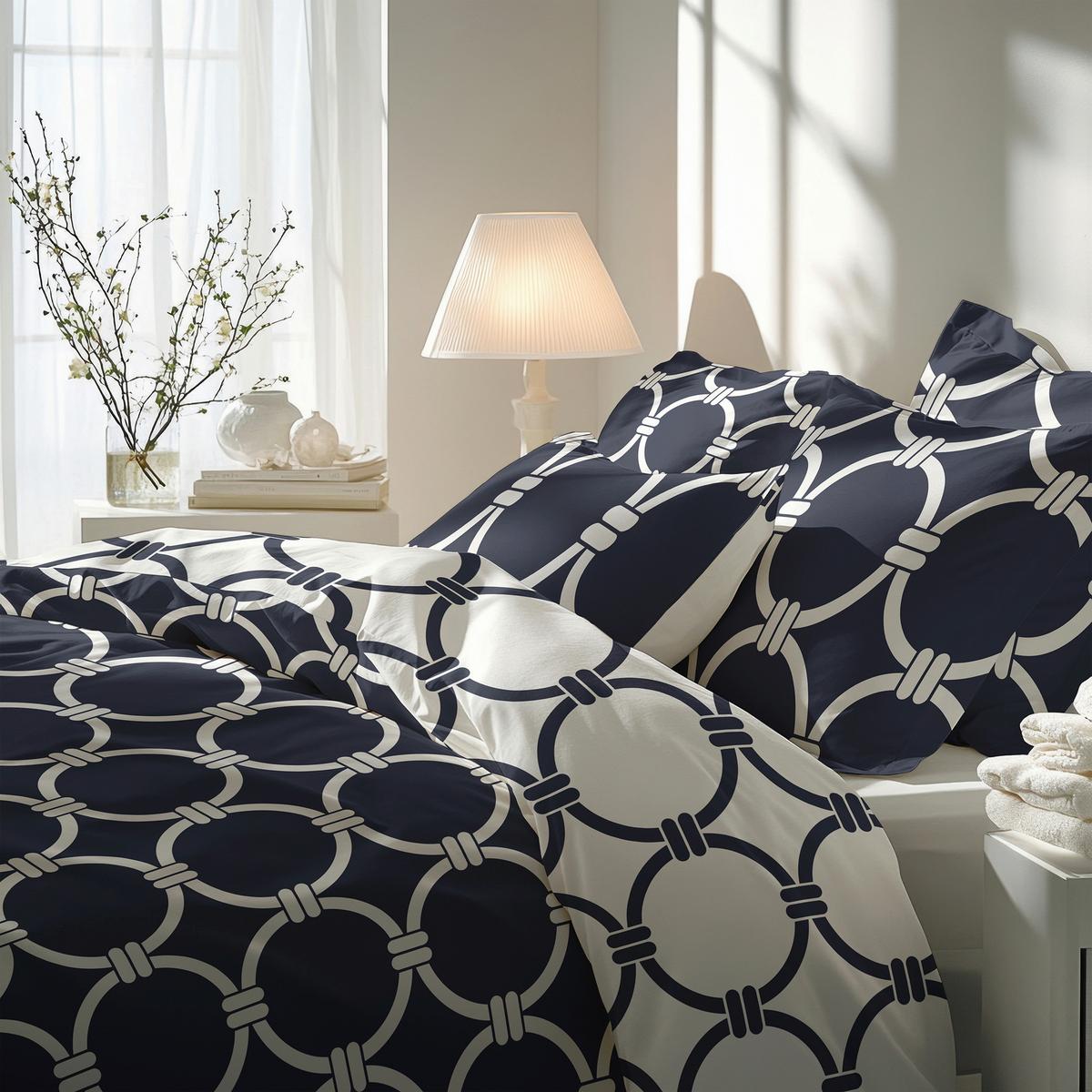 POVLEČENÍ MT11DF.548.KOGGE BLAU - modrá, Moderní, textil (140/200cm) - Florella