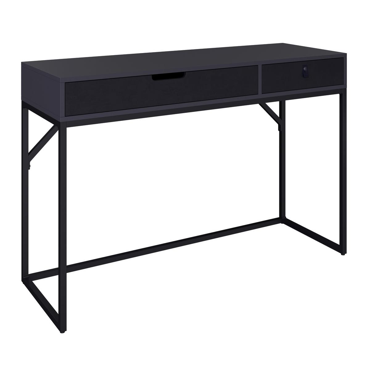KONZOLOVÝ STOLEK SOPHIA - černá, Moderní, kov/kompozitní dřevo (120/78/40cm) - Bessagi Home