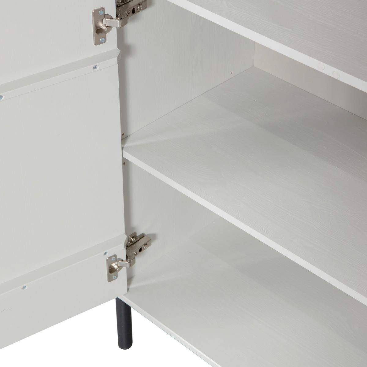 Garderobenschrank Xina Grau B: 90 Cm - Schwarz/Grau, Design, Holz (90/149/40cm) - Livetastic