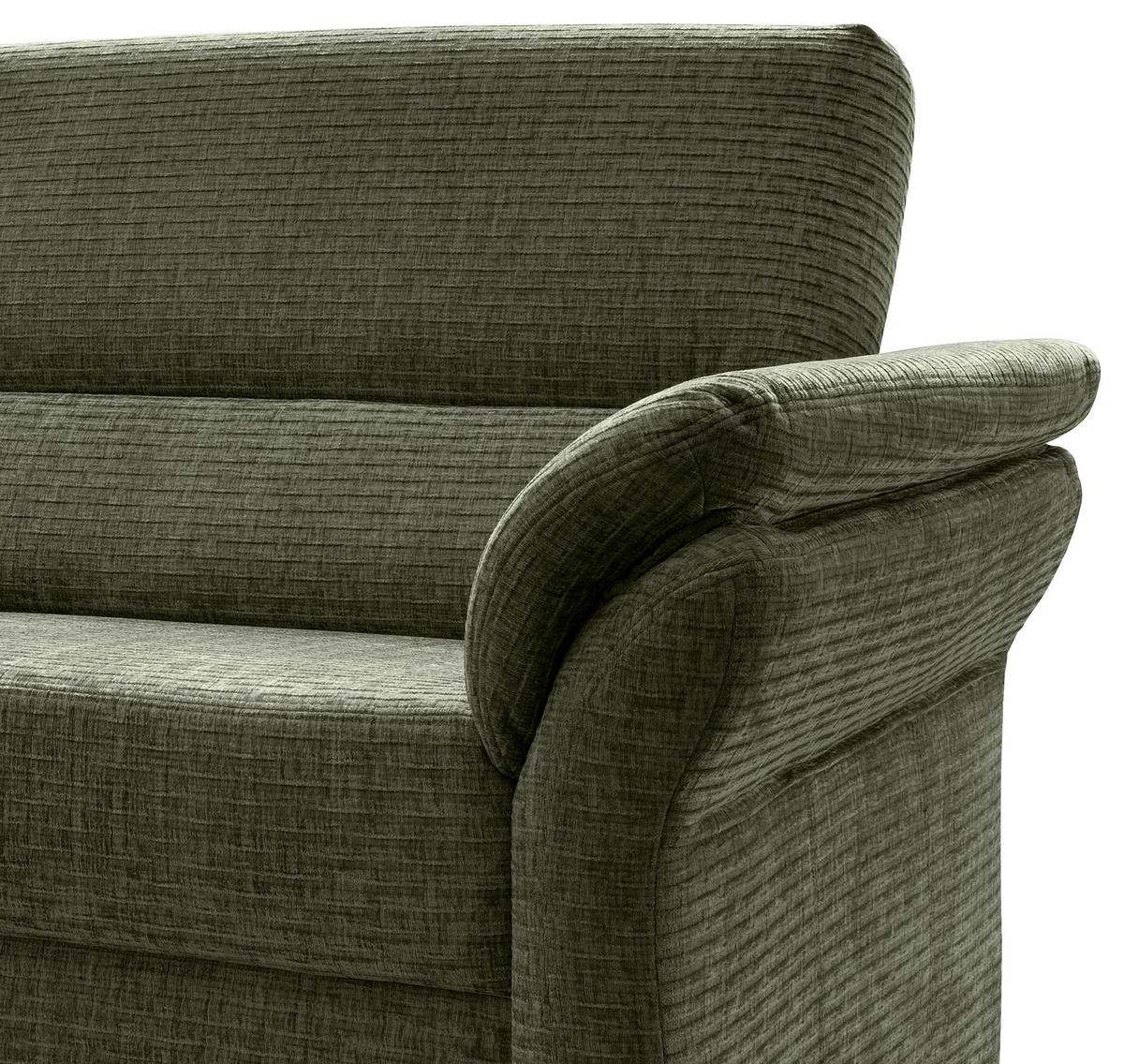 2-Sitzer-Sofa Cavoli, Olivgrün B: 147 cm - Schwarz/Olivgrün, MODERN, Textil (147/90/89cm) - Livetastic