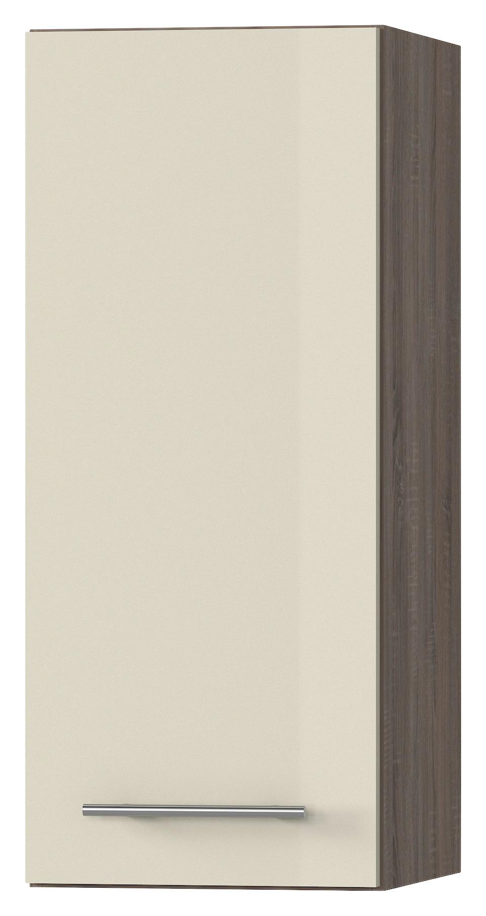 Felsőszekrény Corina 2 - bézs/tölgyfa, Modern (30/72,4/34,6cm)