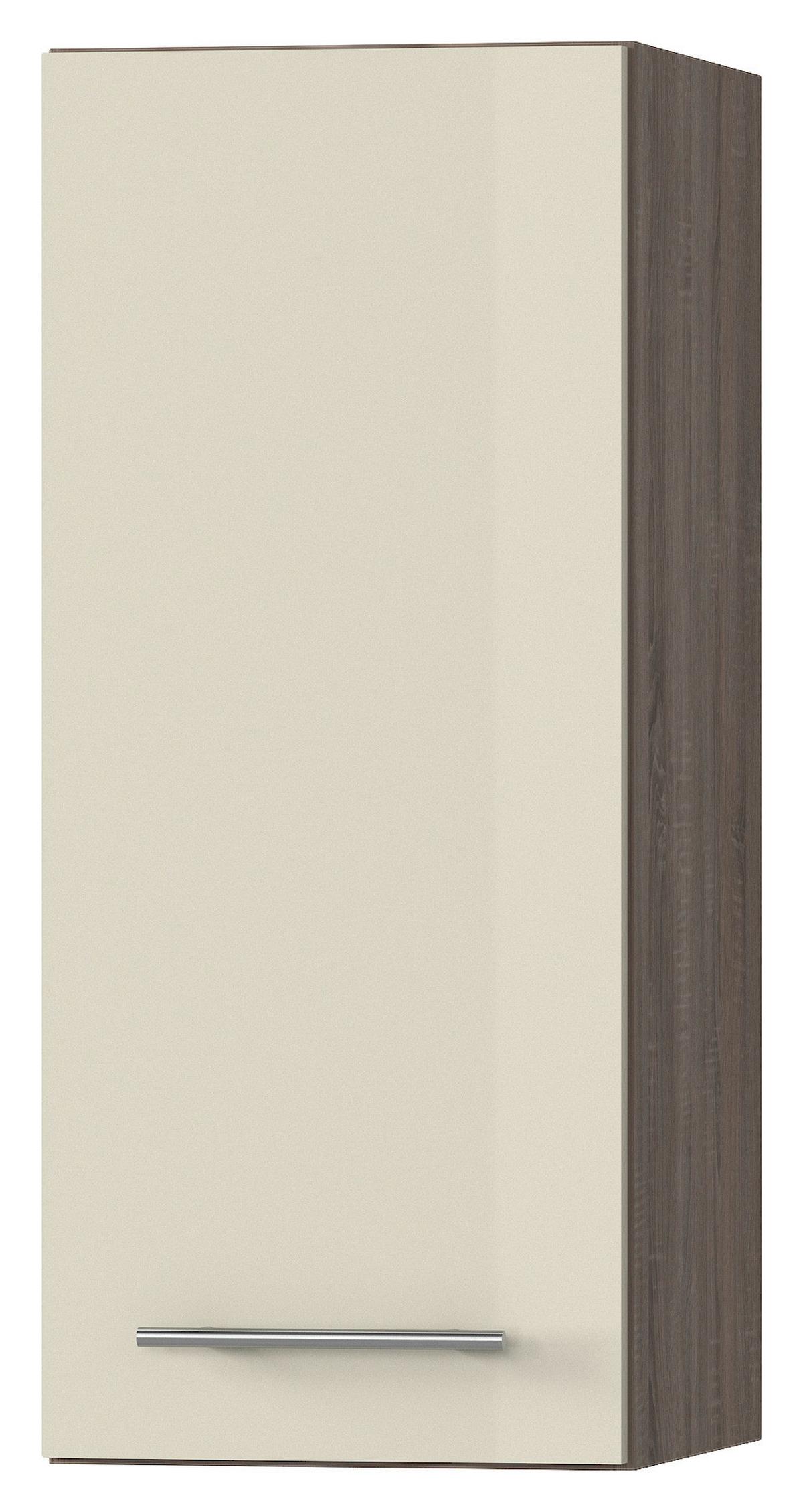 Felsőszekrény Corina 2 - bézs/tölgyfa, Modern (30/72,4/34,6cm)