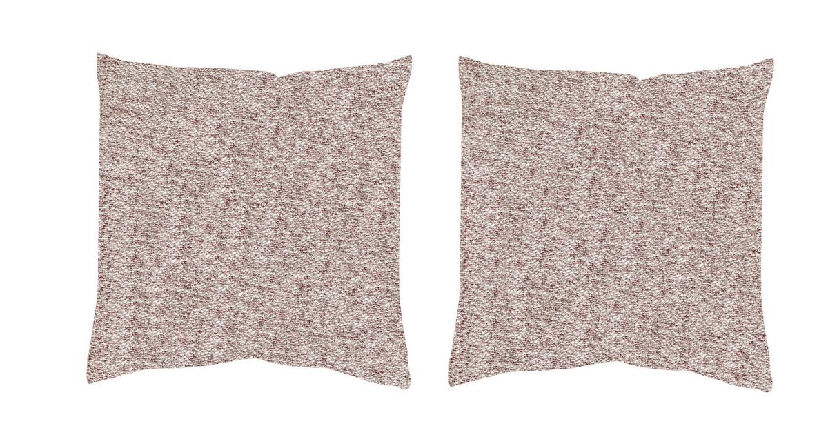 Kissenhüllen-set Fjella - Hellrosa, Basics, Textil (40/40cm)