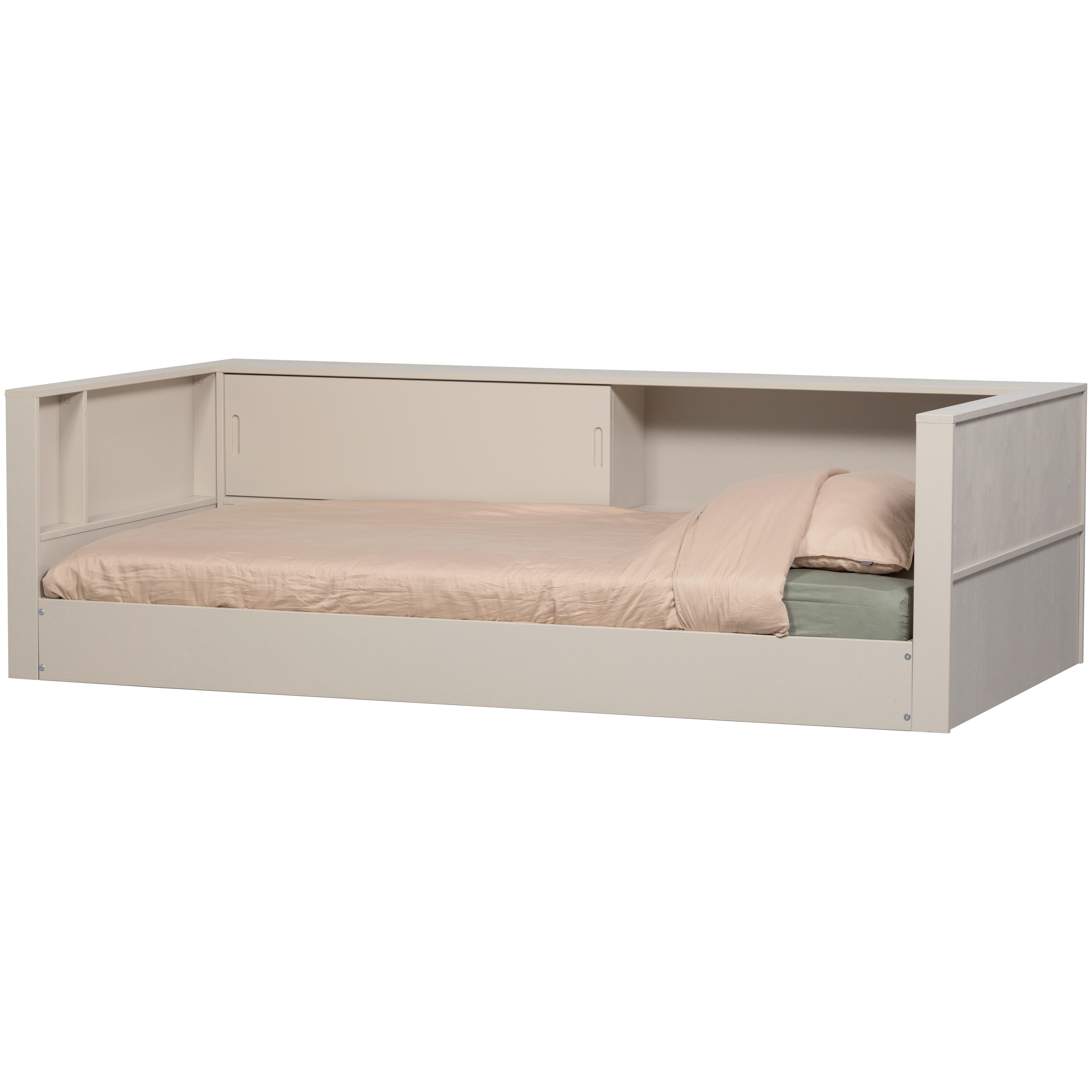 BODENBETT. Carter Grau 90x200cm - Grau, Basics, Holz (90/200cm) - MID.YOU