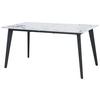 Esstisch Alvaro - Schwarz/Weiß, LIFESTYLE, Holzwerkstoff/Metall (180/220/75/100cm) - MID.YOU