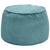 Taburet LUCYLLA, petrolejový manšestr - petrolej, Moderní, textil (60/60/38cm) - Mömax