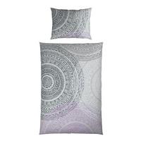 Bettwäsche Java - Lila/Grau, ROMANTIK / LANDHAUS, Textil - James Wood