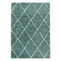 Teppich Läufer Blau Alvor 80x250 cm - Blau, Basics, Textil (80/250cm)