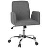 Drehstuhl Flow Grau - Chromfarben/Grau, MODERN, Kunststoff/Textil (54/95/44cm) - MID.YOU