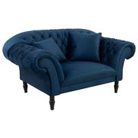 Xxl-sessel Cupido - Schwarz/Dunkelblau, Design, Textil (180/94/103cm) - MID.YOU