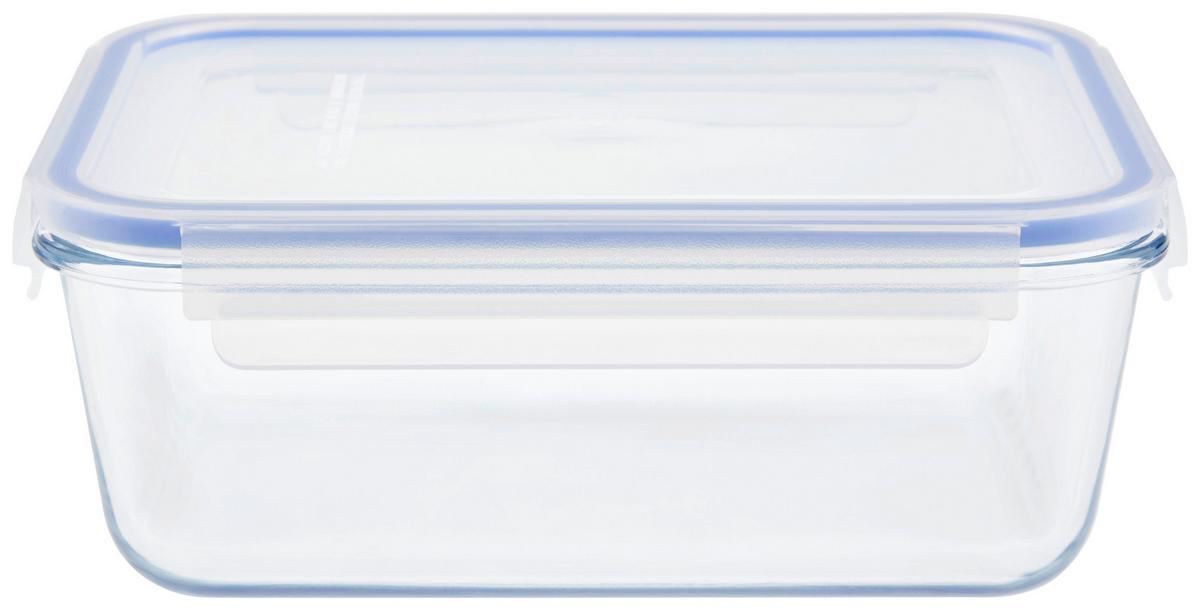 Vorratsdose Kimi - Blau/Klar, Basics, Glas/Kunststoff (22,2/16,5/6,5cm) - James Wood