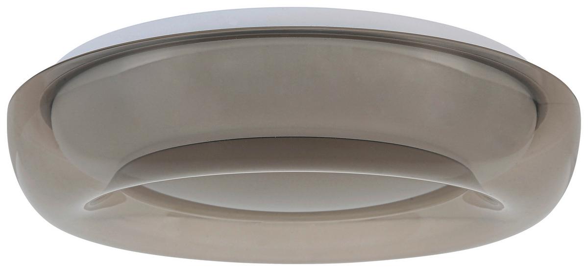 LED-Deckenleuchte Lejla Ø 50 cm - Transparent/Weiß, MODERN, Kunststoff/Metall (38/10cm) - Luca Bessoni