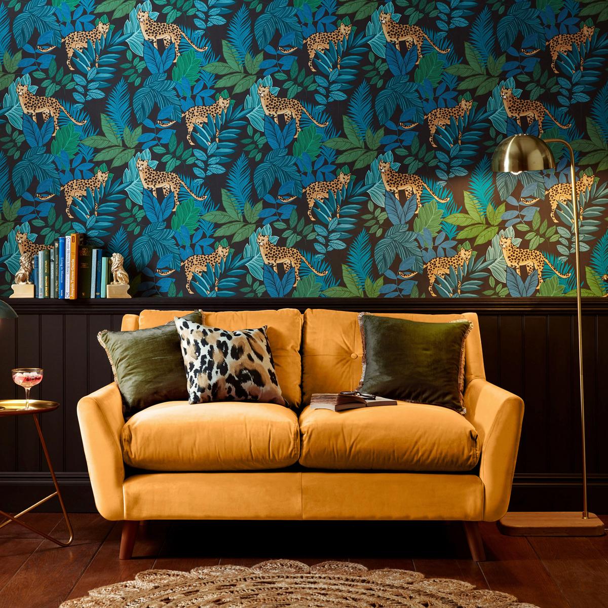 Vliestapete 118610 - Blau/Schwarz, Basics, Papier/Kunststoff (52/1000cm)