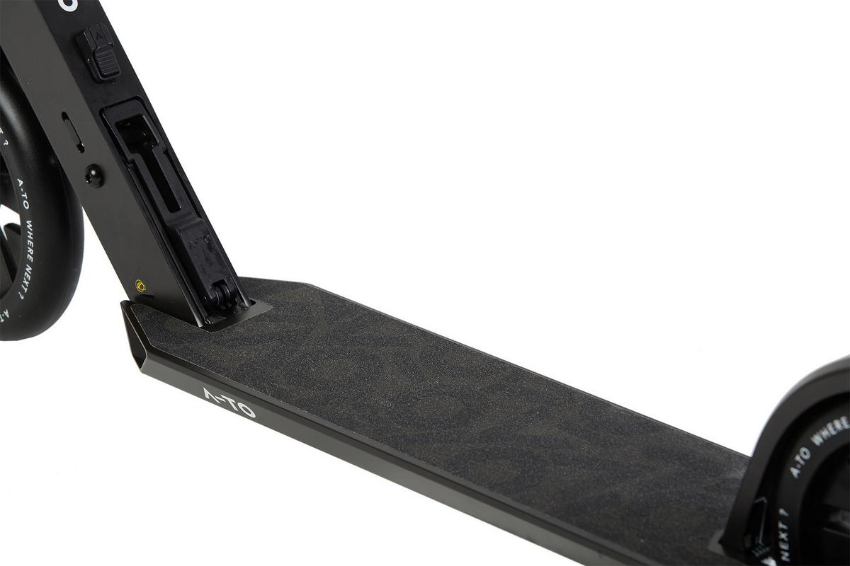 Kickscooter Ultimo Schwarz Ø 200 mm - Schwarz, KONVENTIONELL, Metall (94/36/100cm)