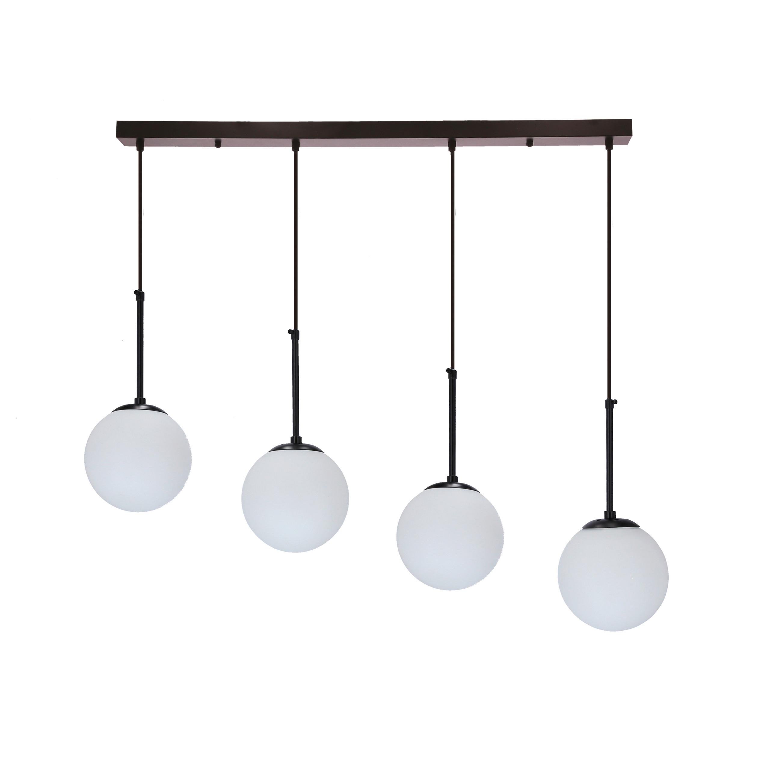 Hängeleuchte 34-09630 Pompei - Schwarz/Weiß, Basics, Metall (84/15/135cm)