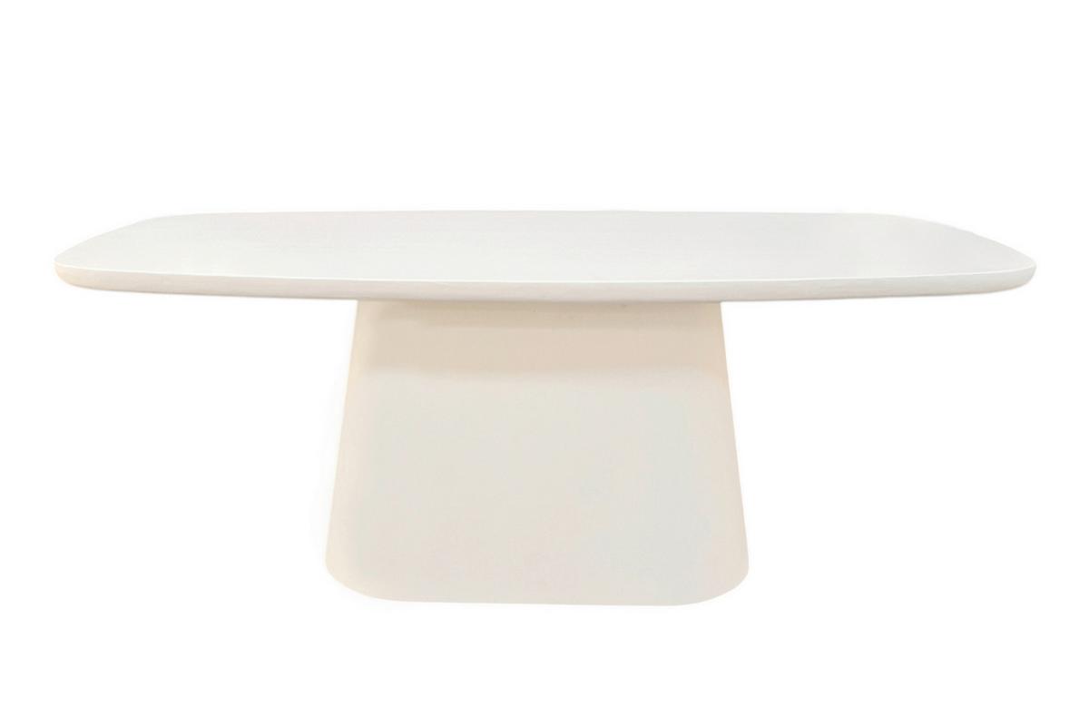 Couchtisch Weiß B: 122 cm - Weiß, Design, Holzwerkstoff/Stein (122/70/46cm) - MID.YOU