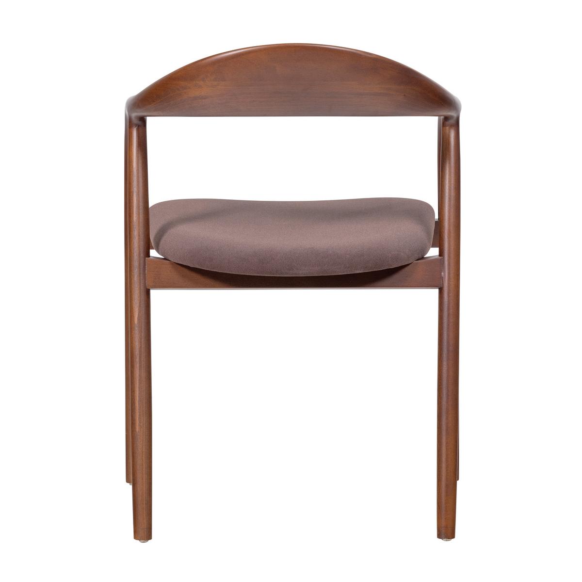 ARMLEHNSTUHL-SET Bran Braun 2-teilig - Braun, MODERN, Holz/Textil (57/79/53cm) - Livetastic