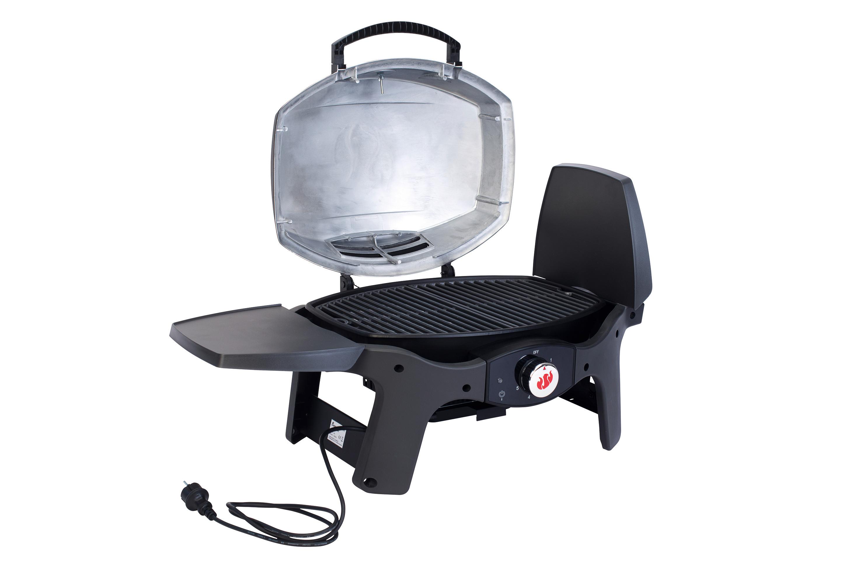 Elektrogrill Pantera - Schwarz, Basics, Kunststoff/Metall (101/52/46,5cm)