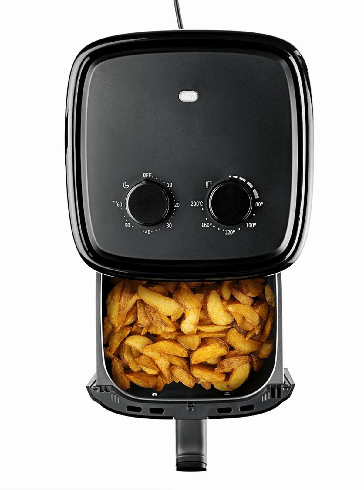 Heißluftfritteuse, 3,2l 19170 Gourmetmaxx - Schwarz, Basics, Kunststoff (34,1/25,4/30cm) - GOURMETMAXX