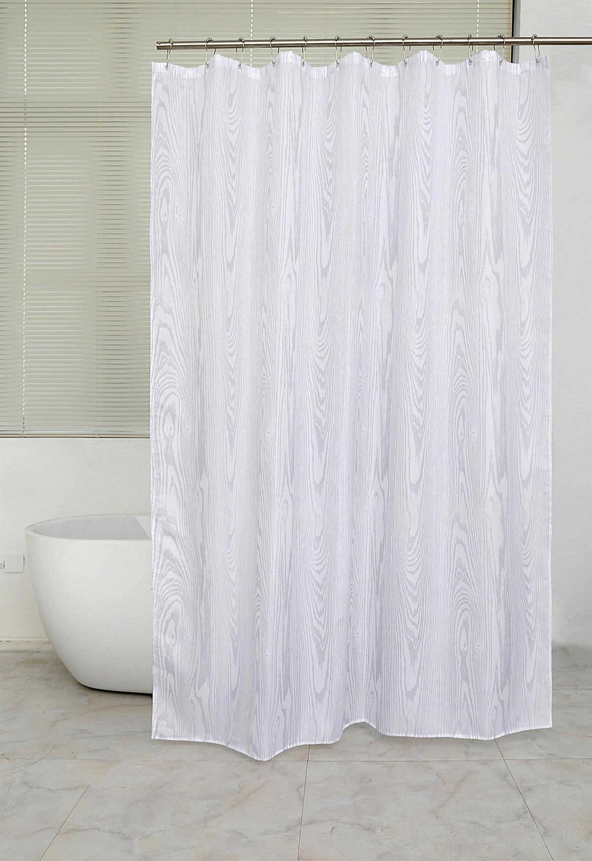 Duschvorhang Svenja - Weiß, MODERN, Textil (180/200cm) - Luca Bessoni