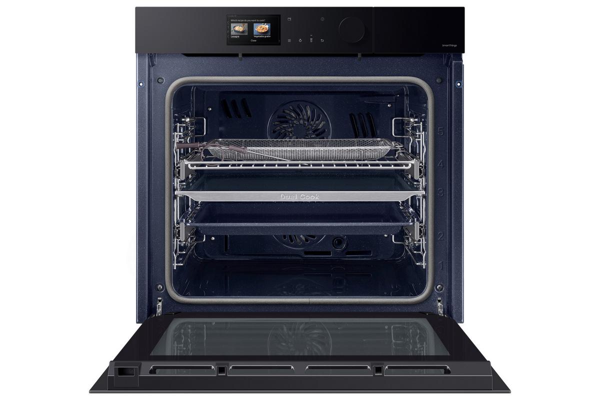 Backofen Nv7b7997aak/U3 - Schwarz, MODERN, Glas/Kunststoff (59,5/59,6/57cm) - Samsung