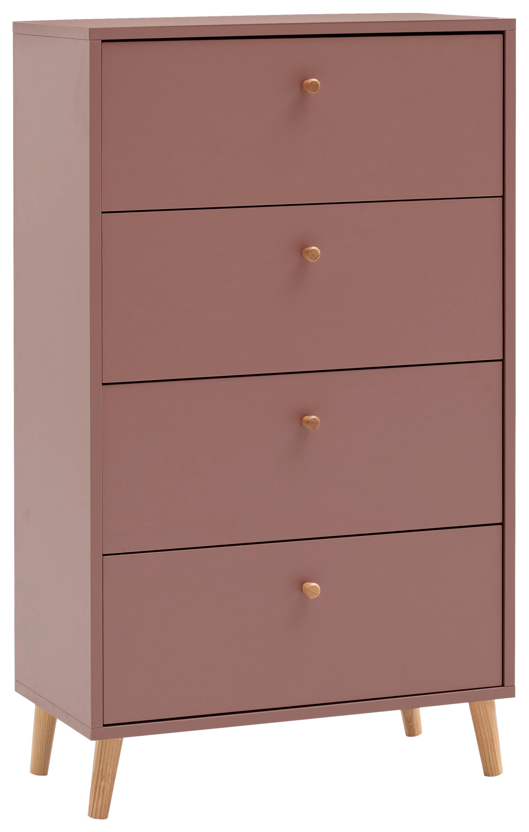 KOMMODE Bjarne Mauve B: 60,1cm - Mauve, Design, Holzwerkstoff (60,1/101,3/33cm) - MID.YOU