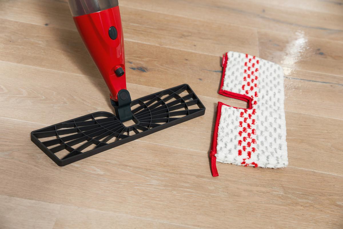 Bodenwischer Vileda 1,2 Spray Max - Rot, Basics, Textil (138,5/31/12cm) - Vileda