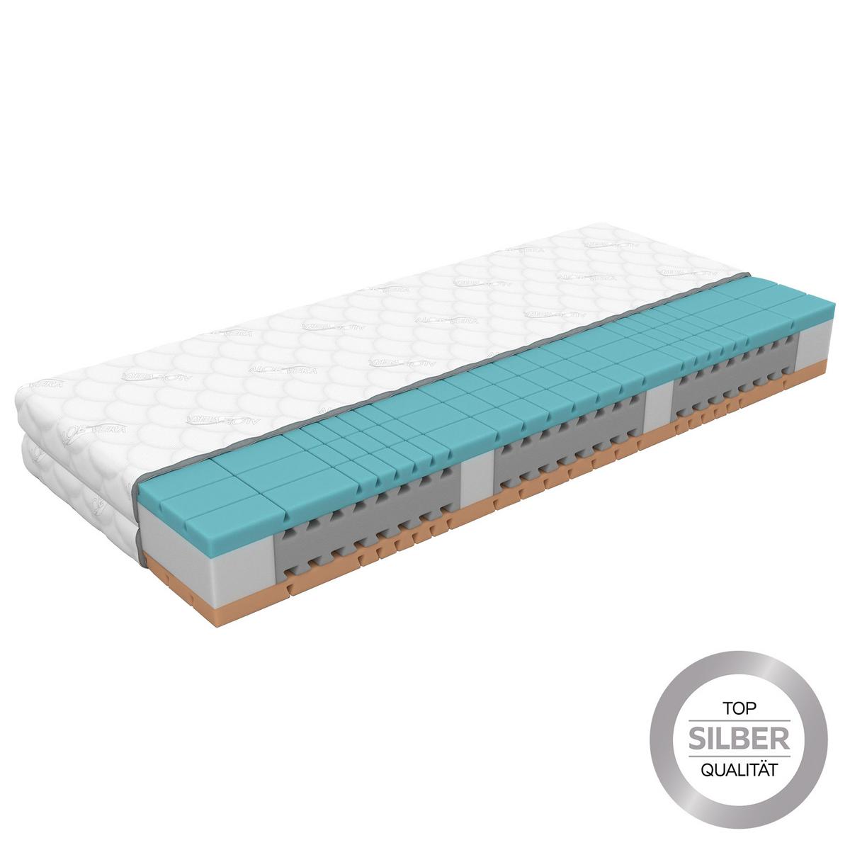 Komfortschaummatratze Casa 140x200 Cm H2 H: 24 Cm - Weiß, Textil (140/200cm) - Primatex Deluxe