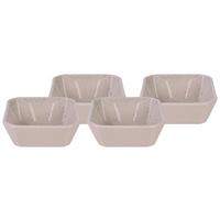 Dipschalenset aus Keramik, Creme, Street 4-tlg. 8,5x8,5cm - Creme, Basics, Keramik (8,5/8,5cm) - Creatable