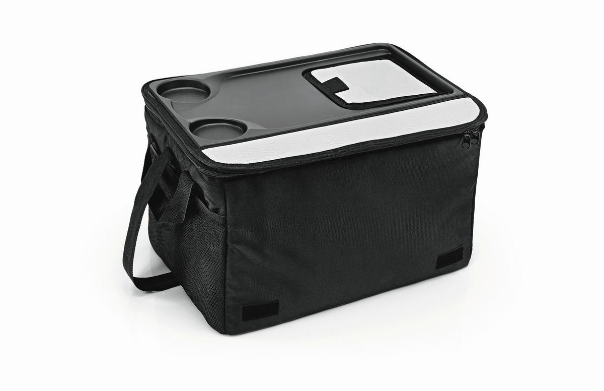 Kühltasche Easymaxx - Schwarz/Grau, Basics, Kunststoff (44,5/31/28cm) - EASYMAXX
