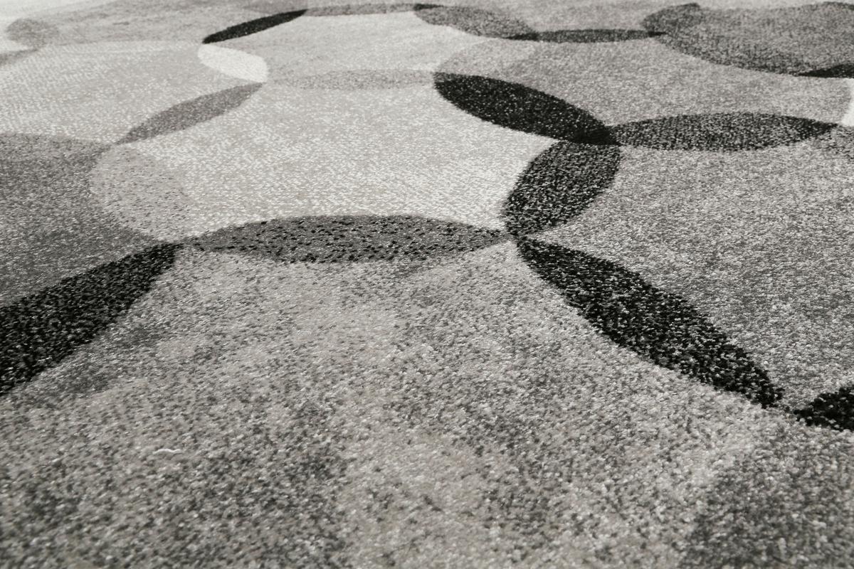 Webteppich Silber/Grau Graphik Modernina 120x170 cm - Dunkelgrau/Beige, Design, Textil (120/170cm) - Esprit