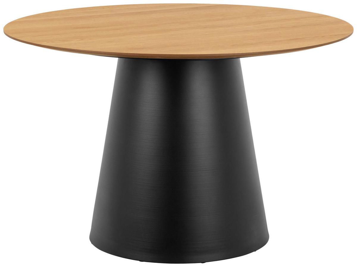 Jedálenský stôl SOLI 120 - viacfarebná/čierna, Design, kov/drevo (120/75cm) - MID.YOU