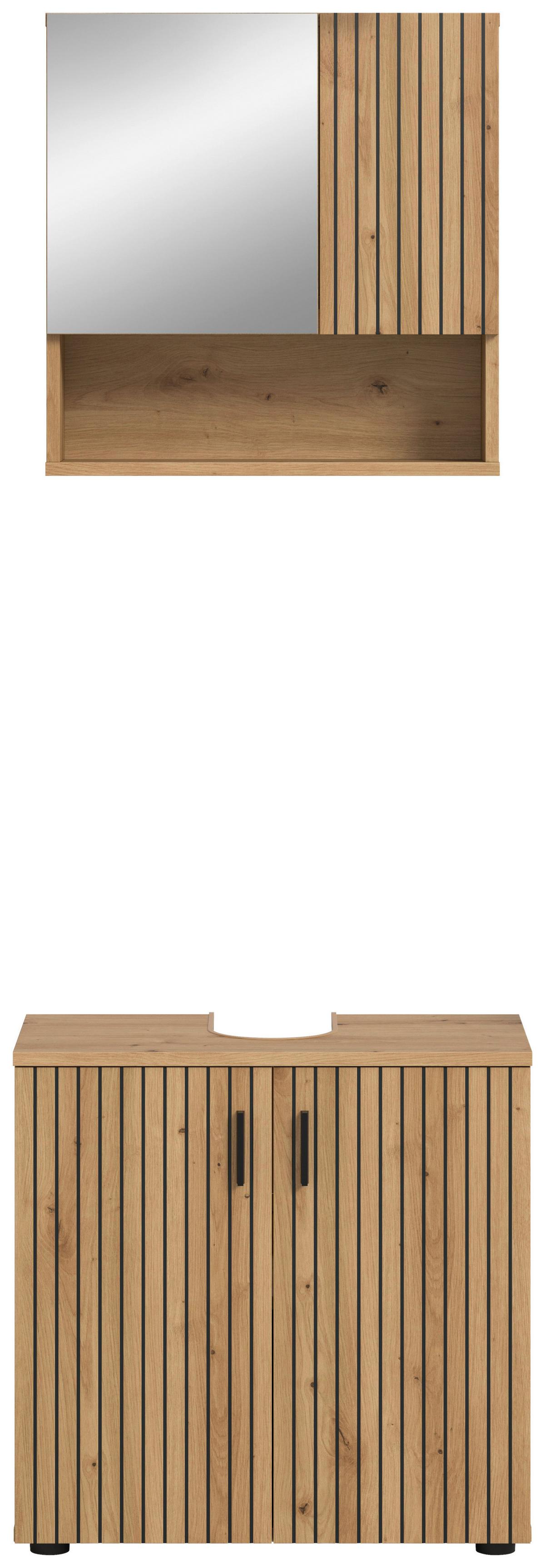 BADEZIMMER Eiche Artisan B: 60cm - Eiche Artisan, Basics, Holzwerkstoff (60cm) - MID.YOU