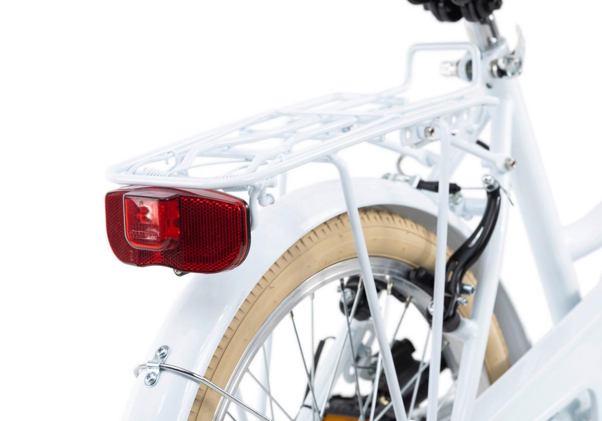 Kinderfahrrad Balloon Weiß Mit Front- U. Rücklicht, 20 Zoll - Weiß, Basics, Metall (25/140/60cm) - KS Cycling