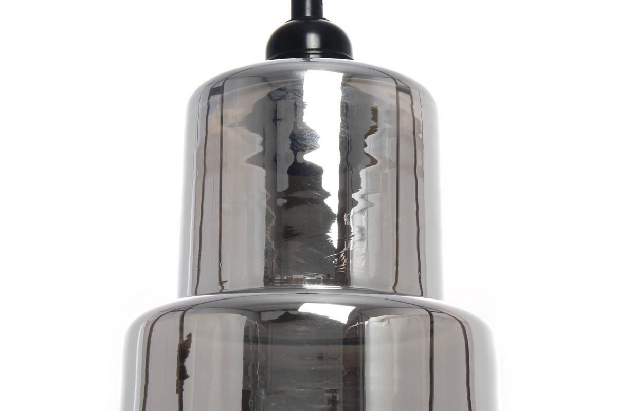 Hängeleuchte Evy H: 29 Cm 1-Flammig - Silberfarben, Trend, Glas (20/29/20cm) - Kayoom