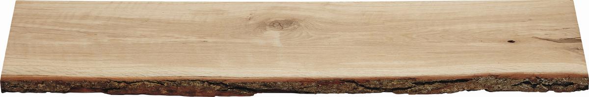 NÁSTĚNNÁ POLICE CLASSIC - barvy dubu, Romantický / Rustikální, dřevo (80/2/23,5cm)