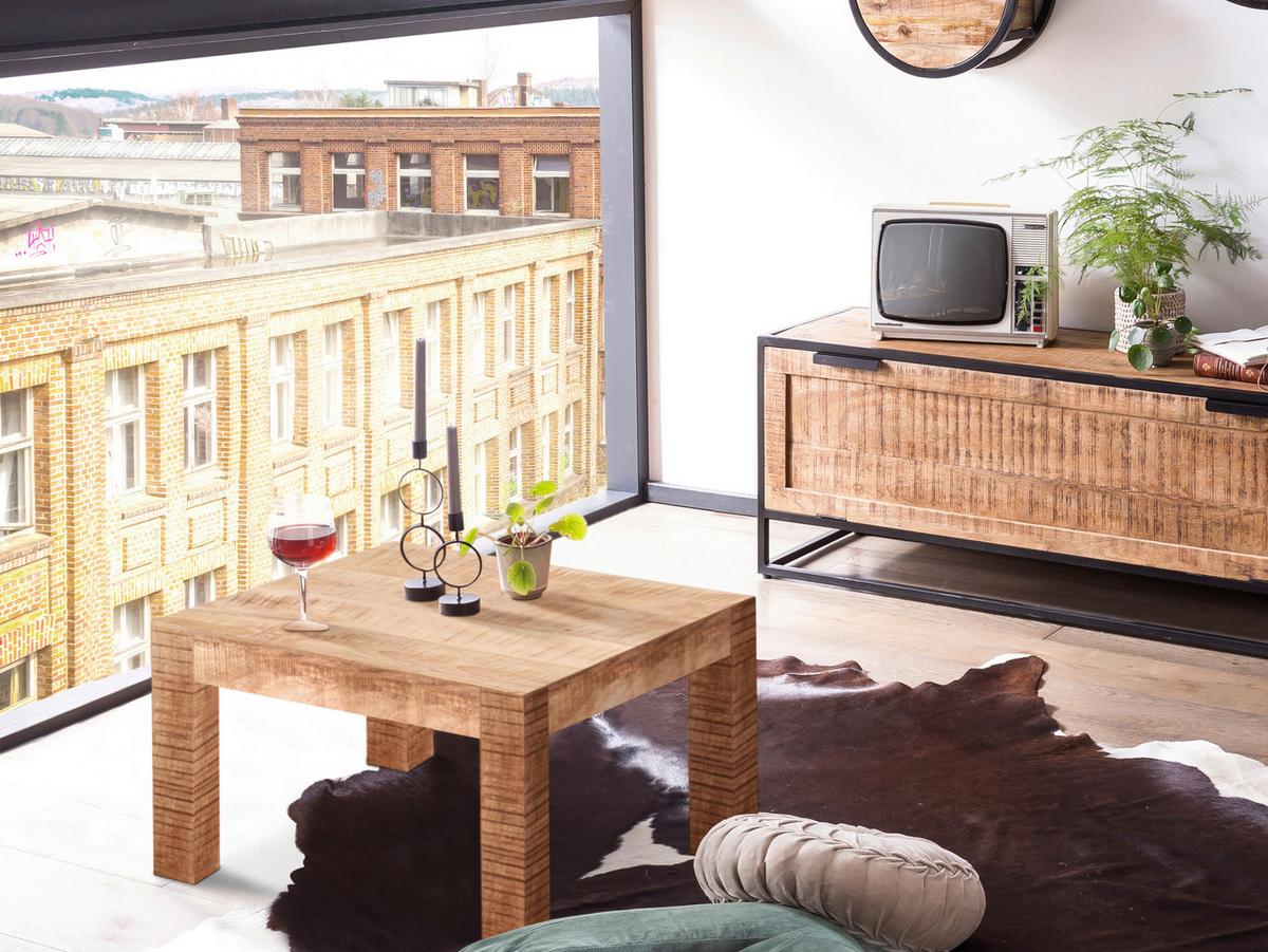 Couchtisch Naturfarben B: 60 Cm - Naturfarben, Design, Holz (60/60/40cm) - Livetastic