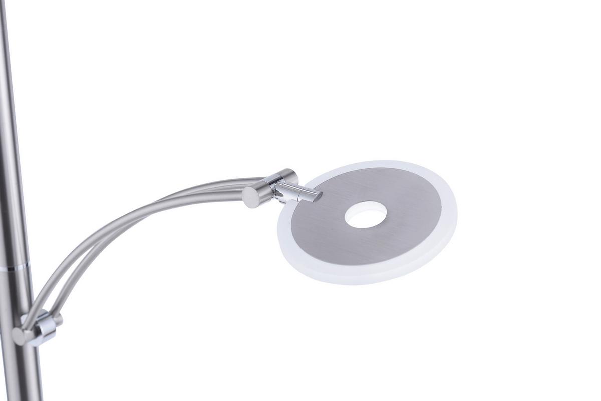 Led-deckenfluter 673-55 Artur - Silberfarben, Basics, Metall (68/45,5/200,3cm) - Paul Neuhaus
