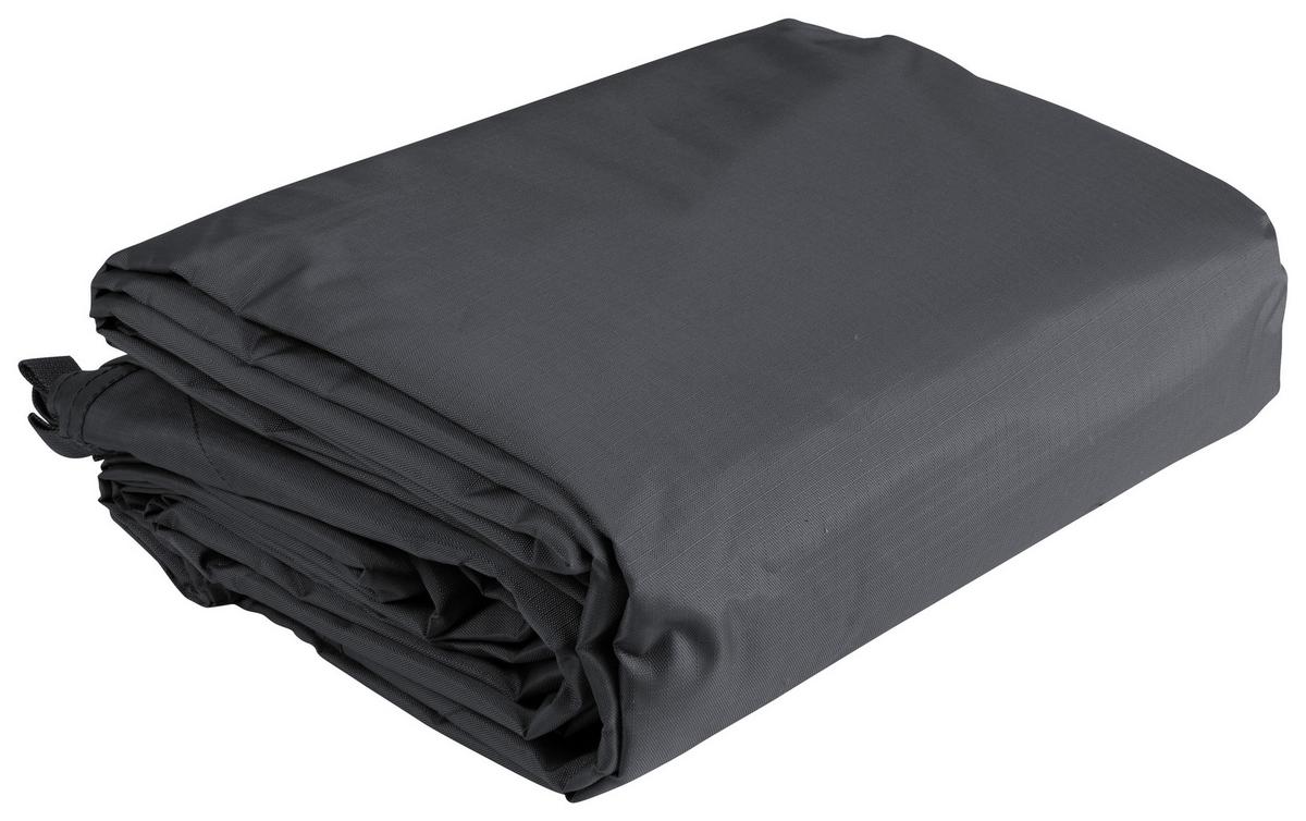 Schutzplane mit Schlaufen 4x5m Premium Ripstop Anthrazit - Anthrazit, Basics (400/500cm)