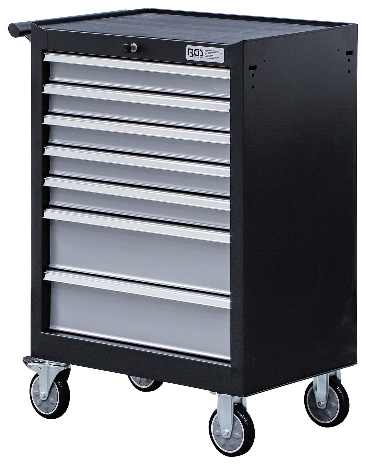 Werkstattwagen 6076 - Schwarz/Grau, Basics (68/99,5/45,8cm)