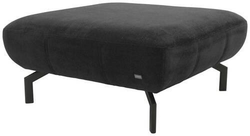 Hocker Looks Xiii - Dunkelgrau/Schwarz, Design, Textil (83/44/83cm) - LOOKS by W.Joop
