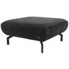 Hocker Looks Xiii - Dunkelgrau/Schwarz, Design, Textil (83/44/83cm) - LOOKS by W.Joop