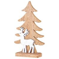 Dekor Fa Romilda - natúr színű/ezüstszínű, Konventionell, fa (11/4/19cm) - Ondega