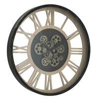 Nástěnné hodiny Takto II, Ø: 57cm - Moderní, kov/kompozitní dřevo (57cm) - Modern Living