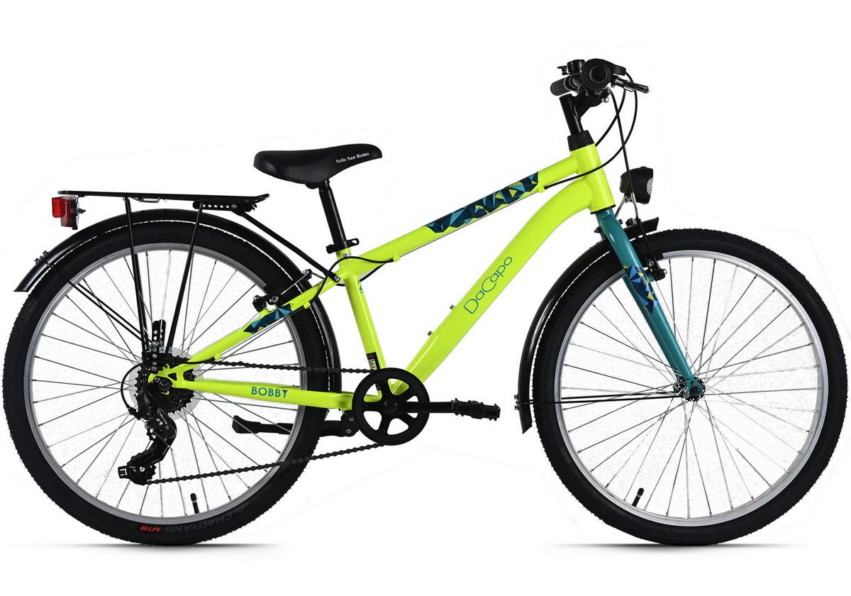 Dacapo Kinderfahrrad Bobby Gelb - Gelb, Basics, Metall (25/140/60cm)