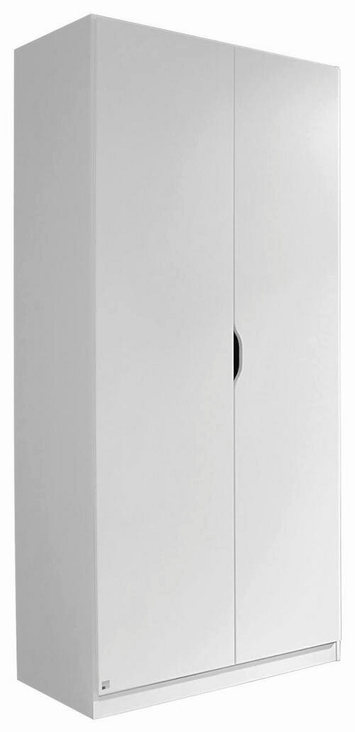 Skriňa Freising - biela, Modern, kompozitné drevo (91/197/54cm) - MID.YOU